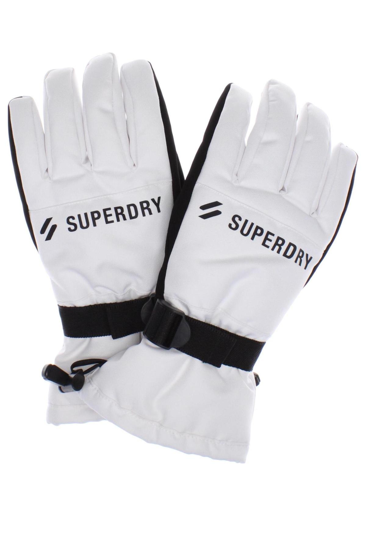 Rukavice pro zimné sporty  Superdry, Barva Bílá, Cena  558,00 Kč