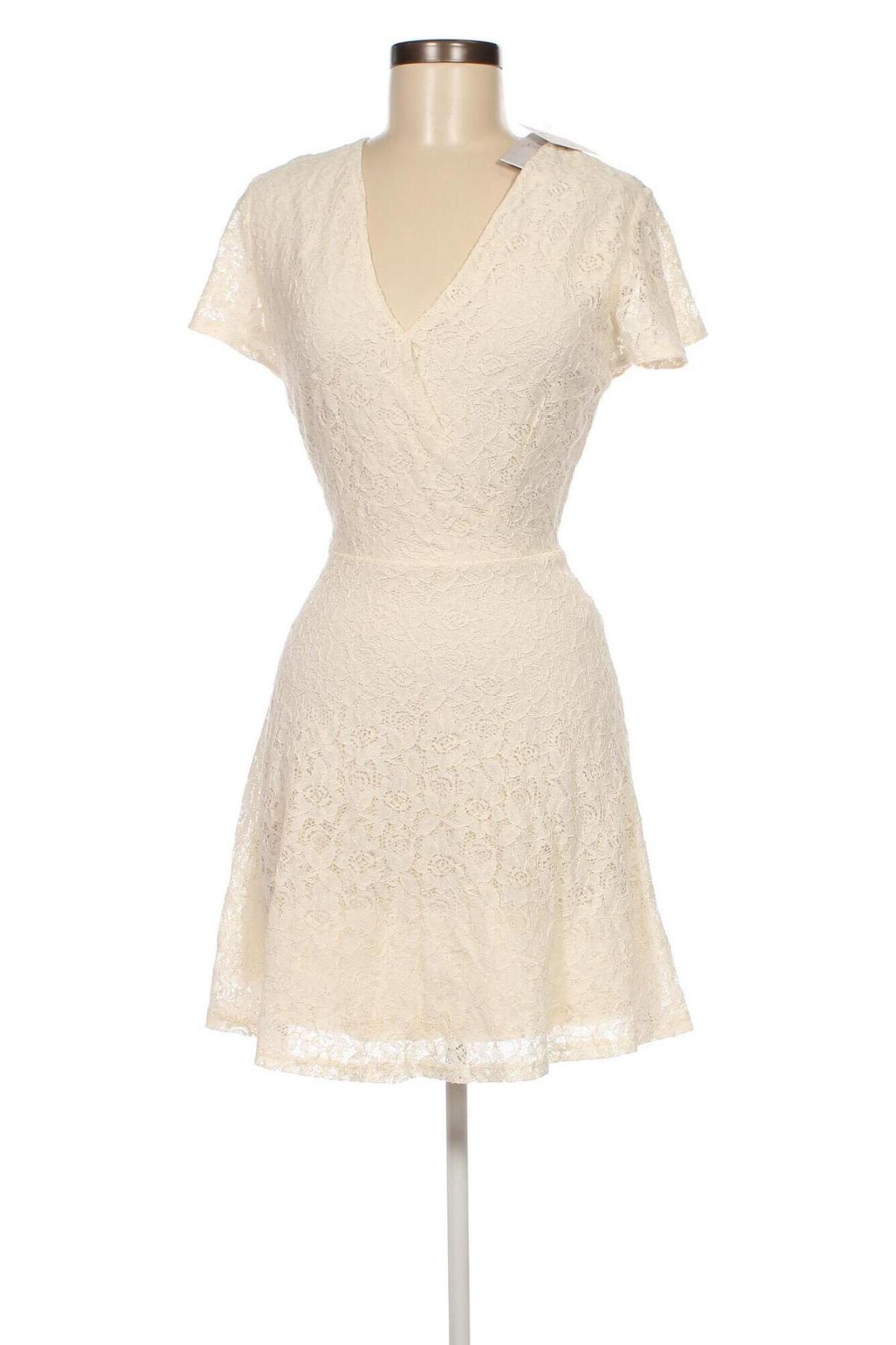 Φόρεμα Bershka, Μέγεθος M, Χρώμα Εκρού, Τιμή 13,84 €