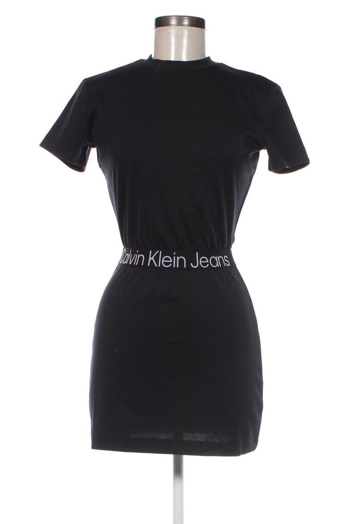 Kleid Calvin Klein, Größe XXS, Farbe Schwarz, Preis 128,35 €