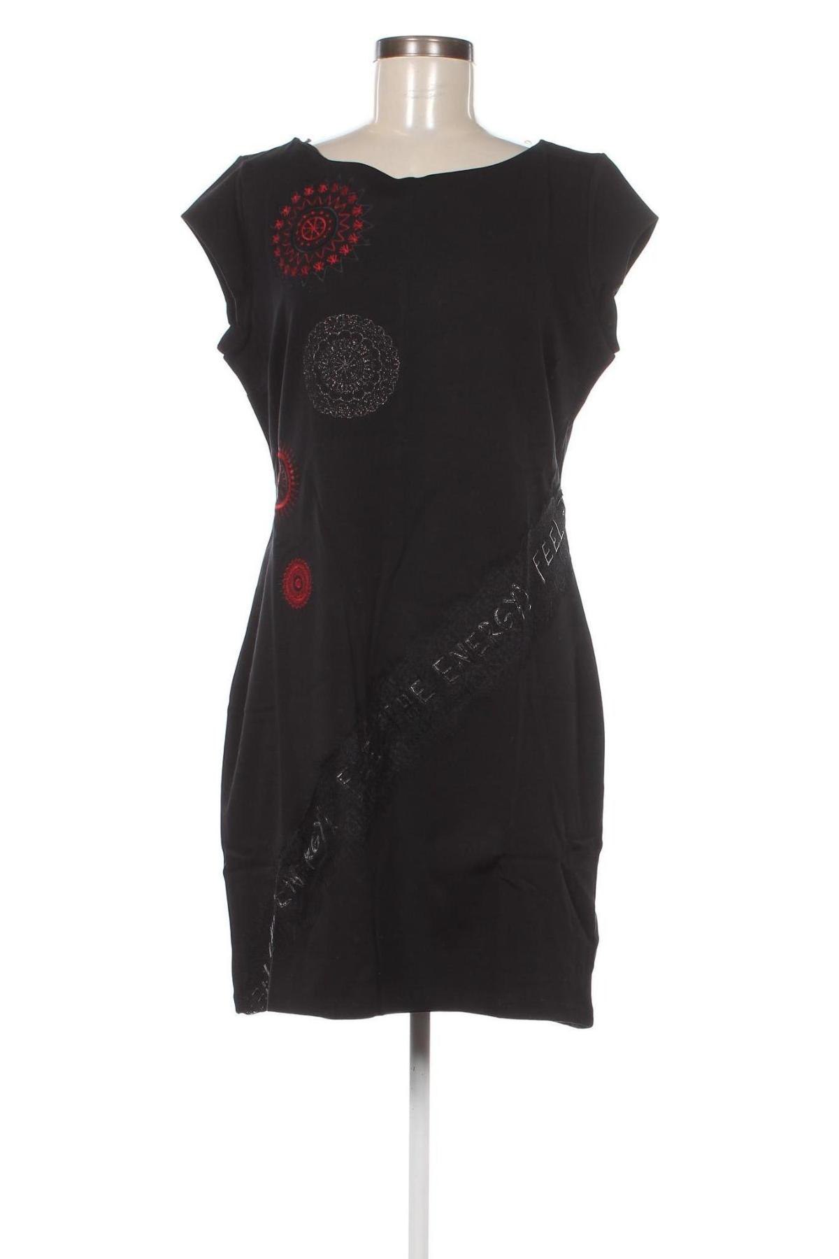 Šaty  Desigual, Veľkosť XL, Farba Čierna, Cena  38,56 €