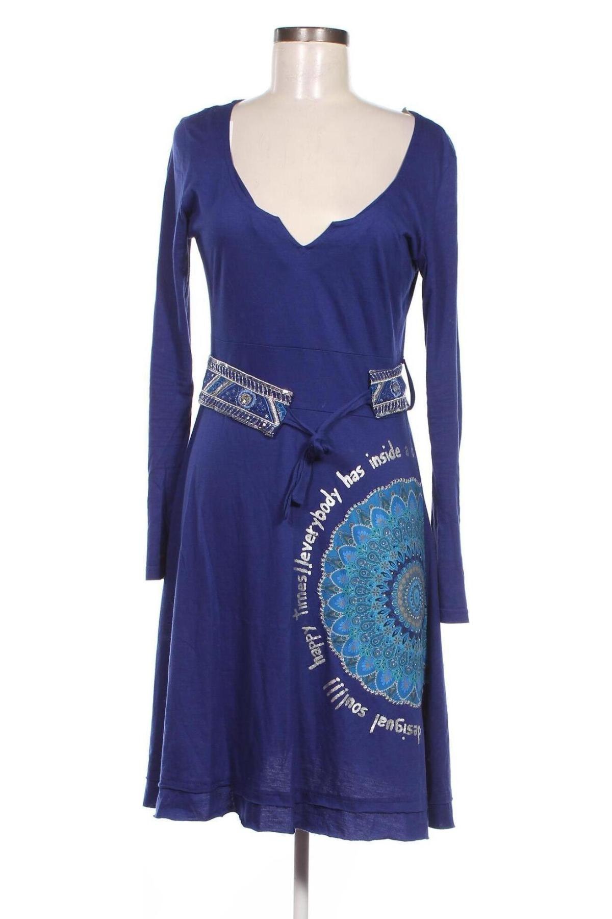 Kleid Desigual, Größe M, Farbe Blau, Preis € 41,94