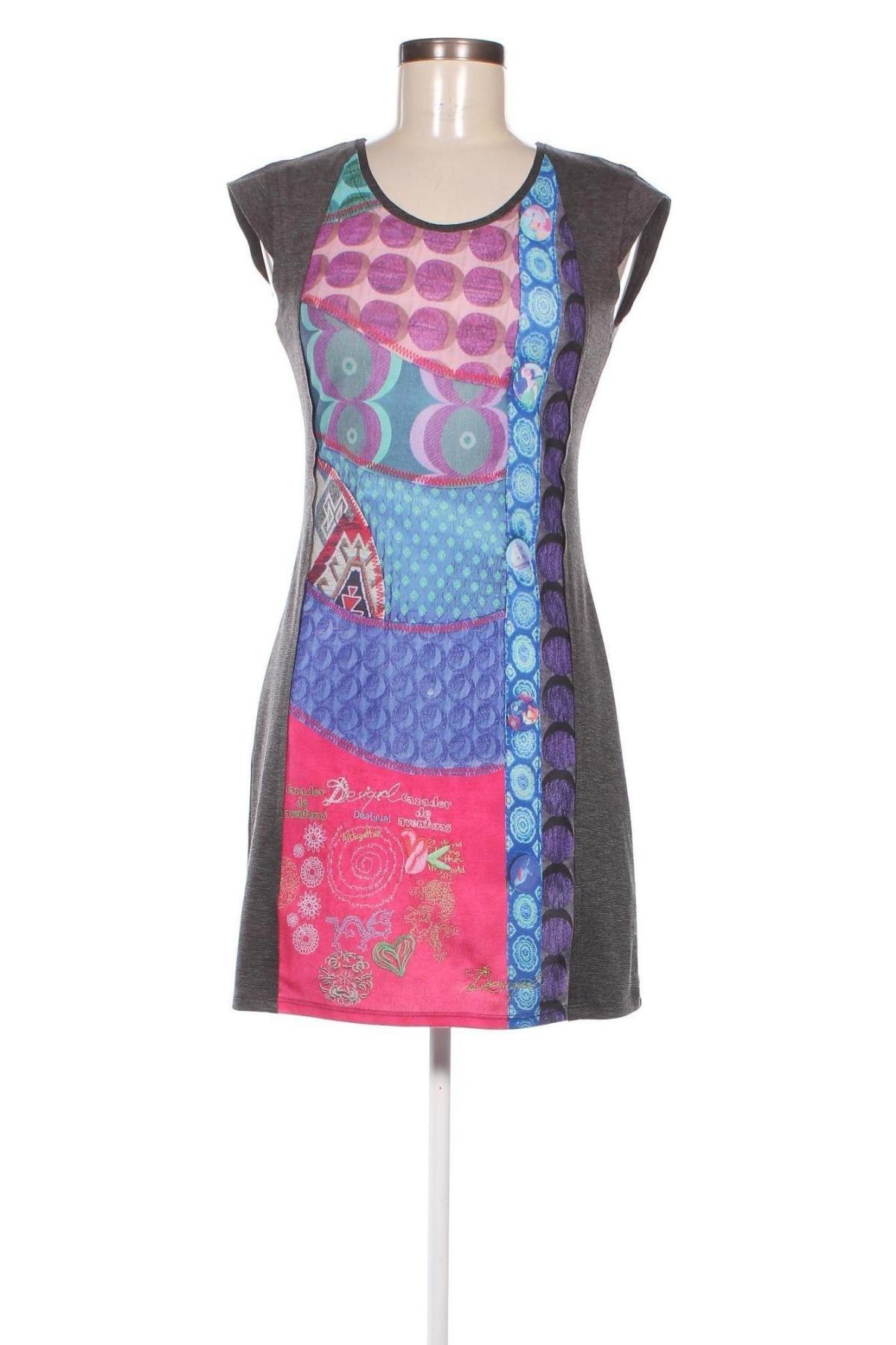 Kleid Desigual, Größe S, Farbe Mehrfarbig, Preis 19,98 €