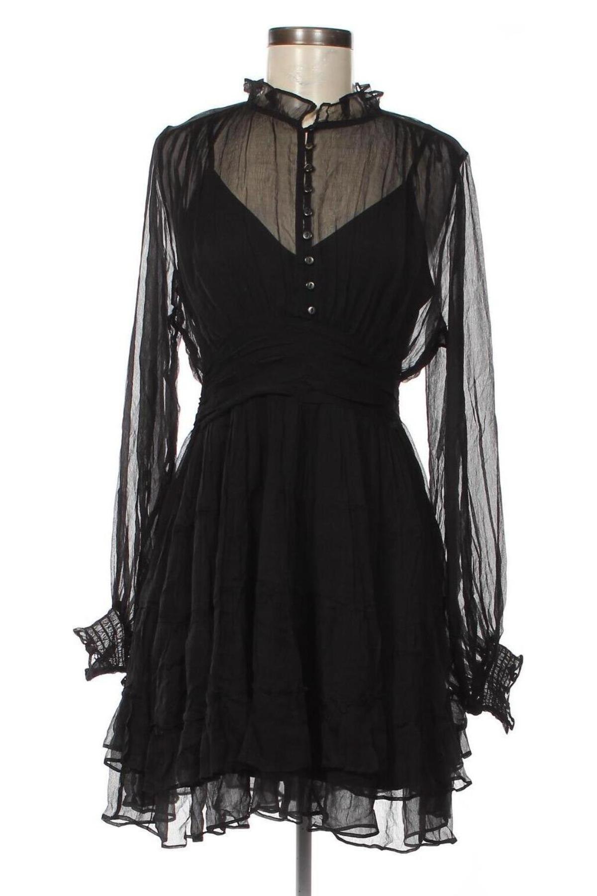 Φόρεμα Guido Maria Kretschmer for About You, Μέγεθος L, Χρώμα Μαύρο, Τιμή 55,67 €