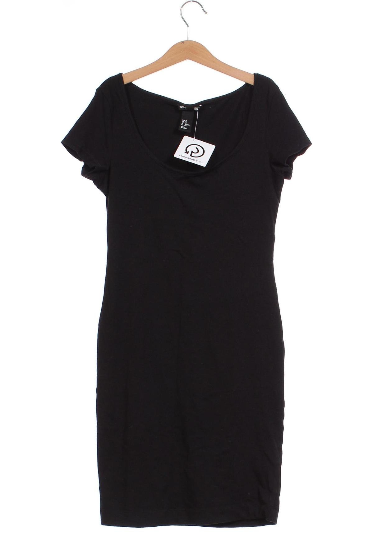 Kleid H&M, Größe XS, Farbe Schwarz, Preis 6,71 €