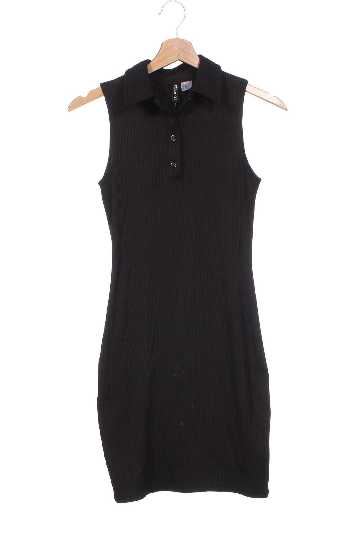 Šaty  H&M Divided, Veľkosť XS, Farba Čierna, Cena  11,70 €
