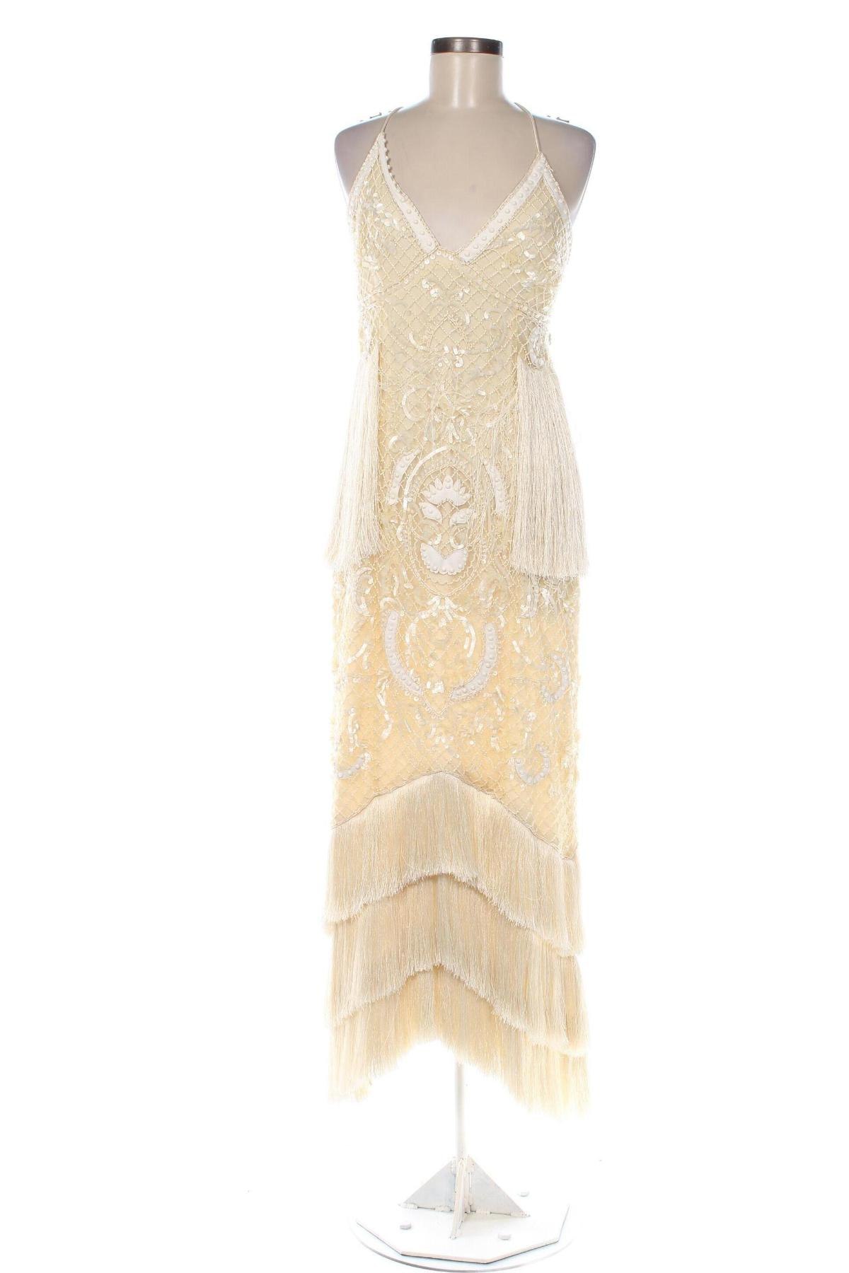 Kleid Karen Millen, Größe L, Farbe Ecru, Preis 211,34 €