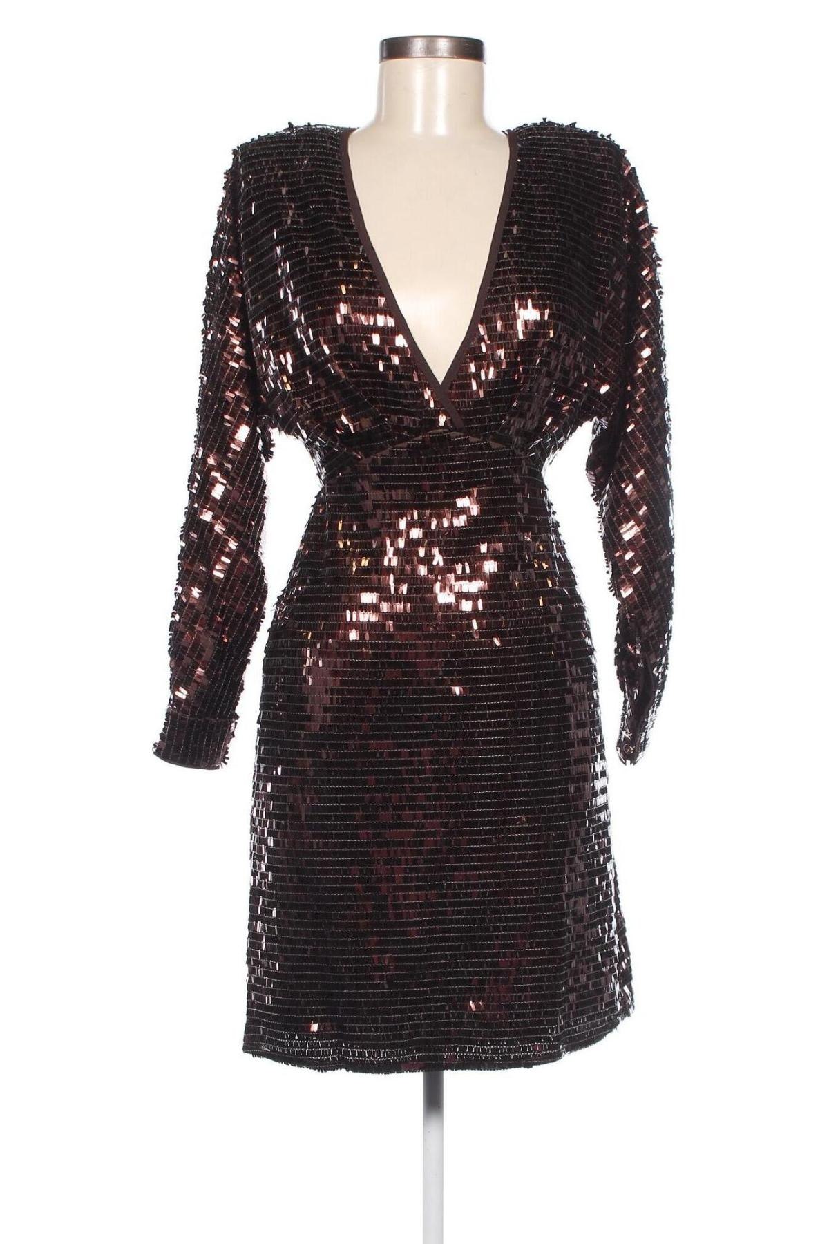 Kleid Karen Millen, Größe XS, Farbe Braun, Preis 31,70 €