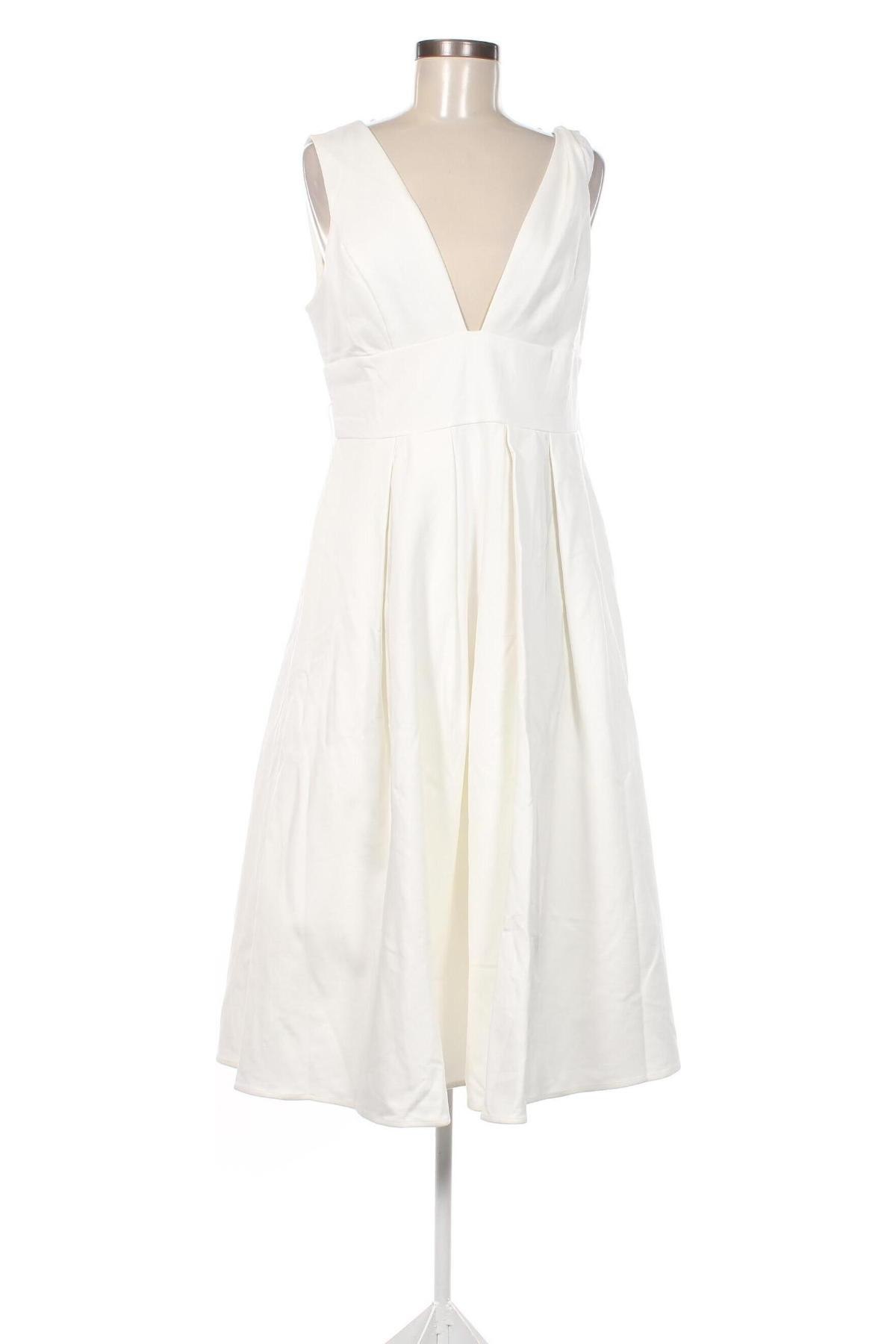 Kleid Karen Millen, Größe L, Farbe Weiß, Preis 56,97 €