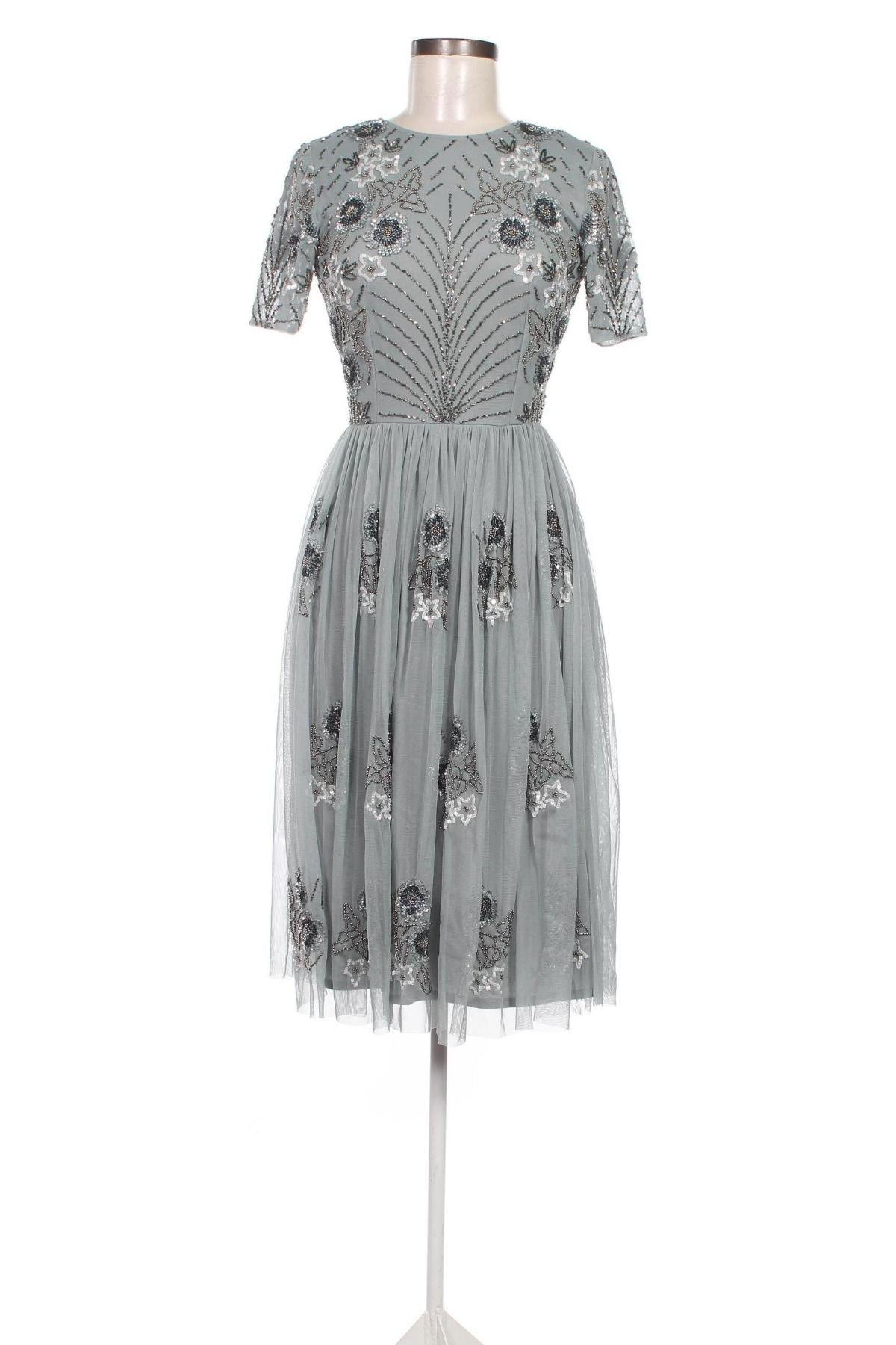 Φόρεμα Lace & Beads, Μέγεθος S, Χρώμα Μπλέ, Τιμή 74,19 €