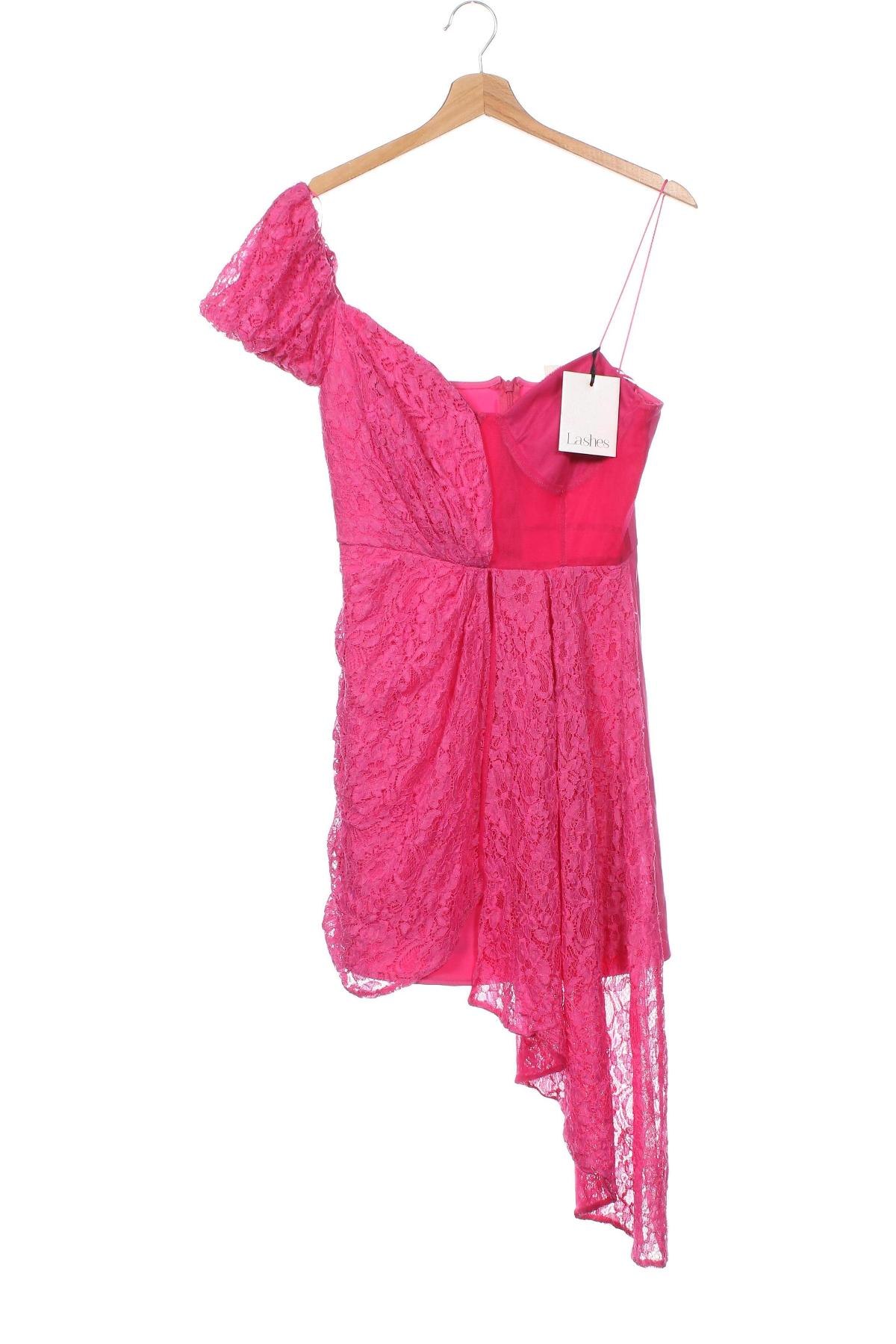 Φόρεμα Lashes of London, Μέγεθος XS, Χρώμα Ρόζ , Τιμή 55,83 €