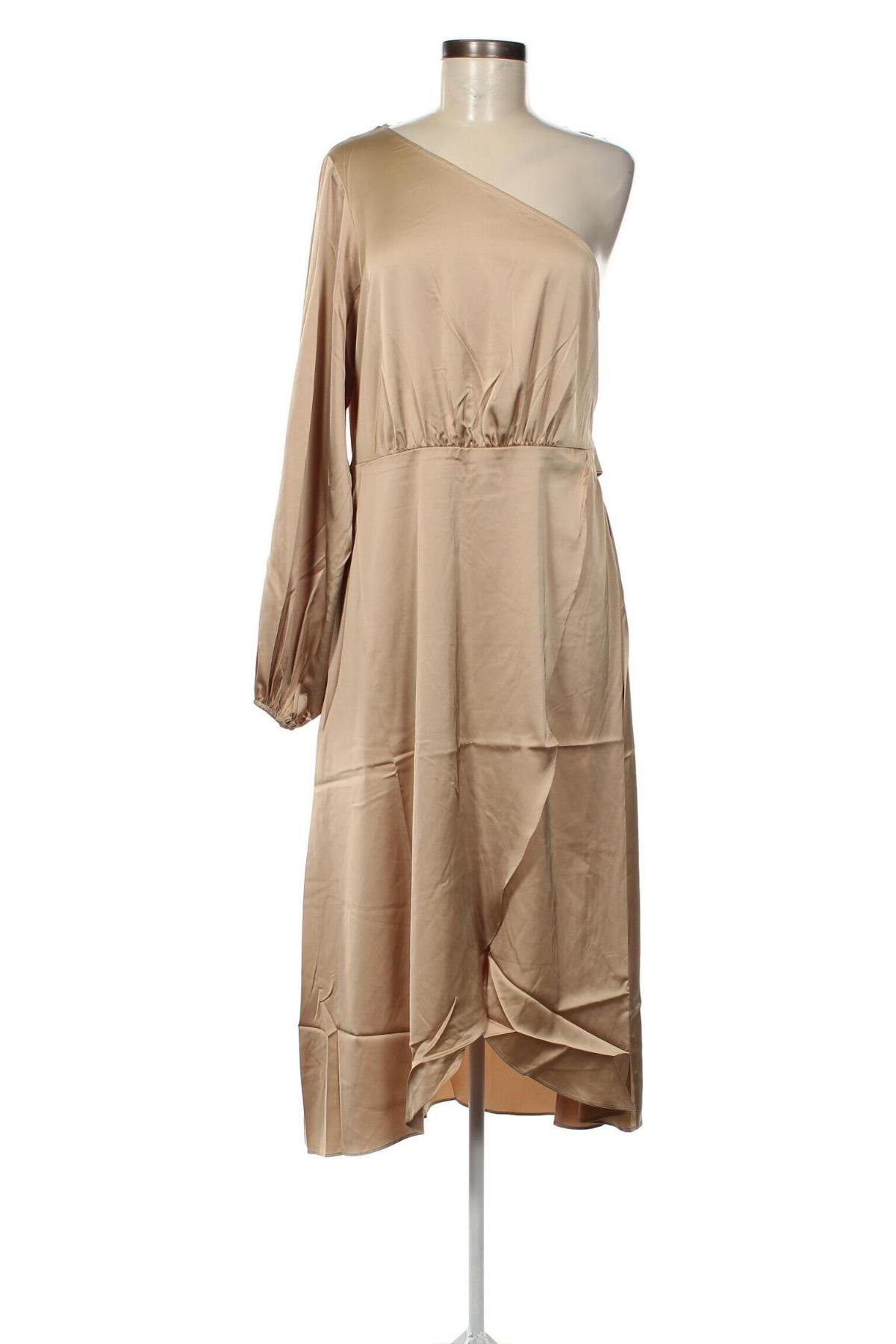 Kleid NA-KD, Größe L, Farbe Beige, Preis 23,81 €