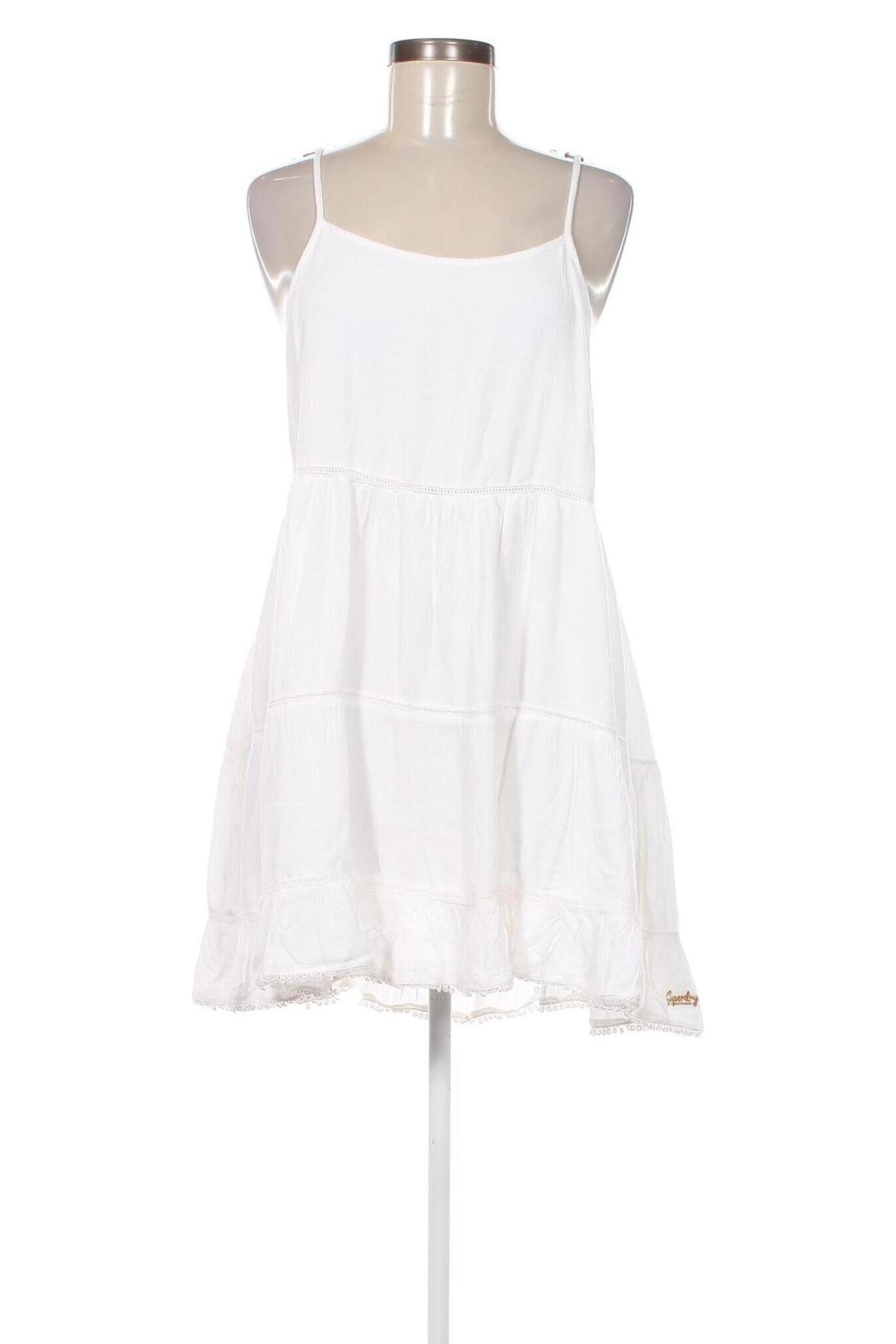 Kleid Superdry, Größe L, Farbe Weiß, Preis € 55,67