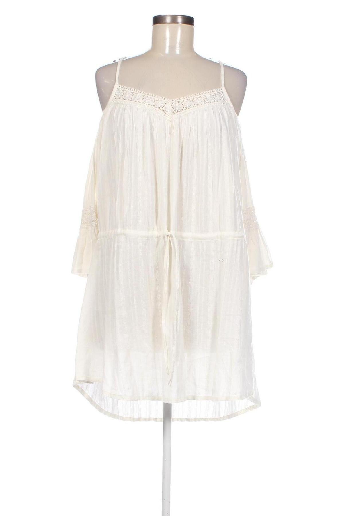 Kleid Superdry, Größe L, Farbe Weiß, Preis 33,40 €