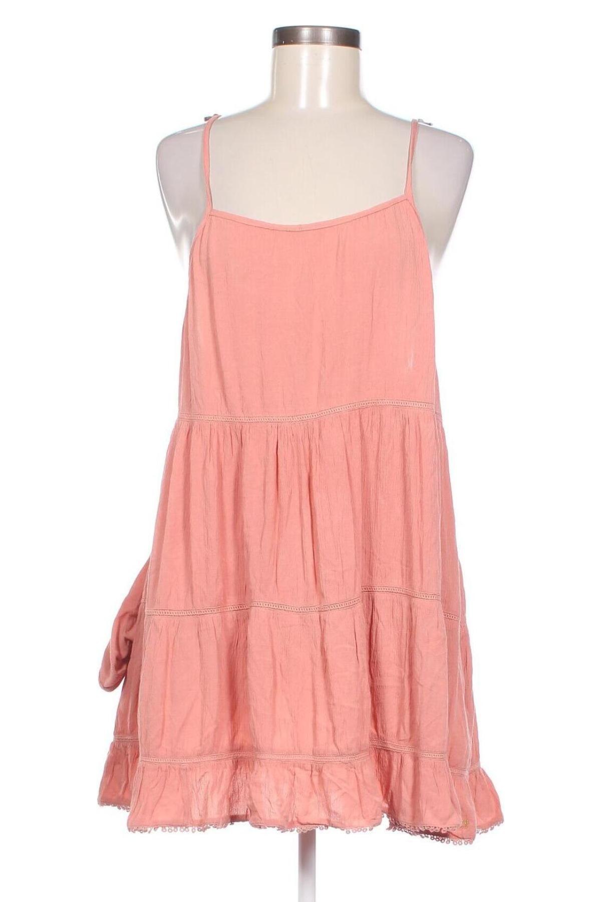 Kleid Superdry, Größe L, Farbe Rosa, Preis 22,27 €