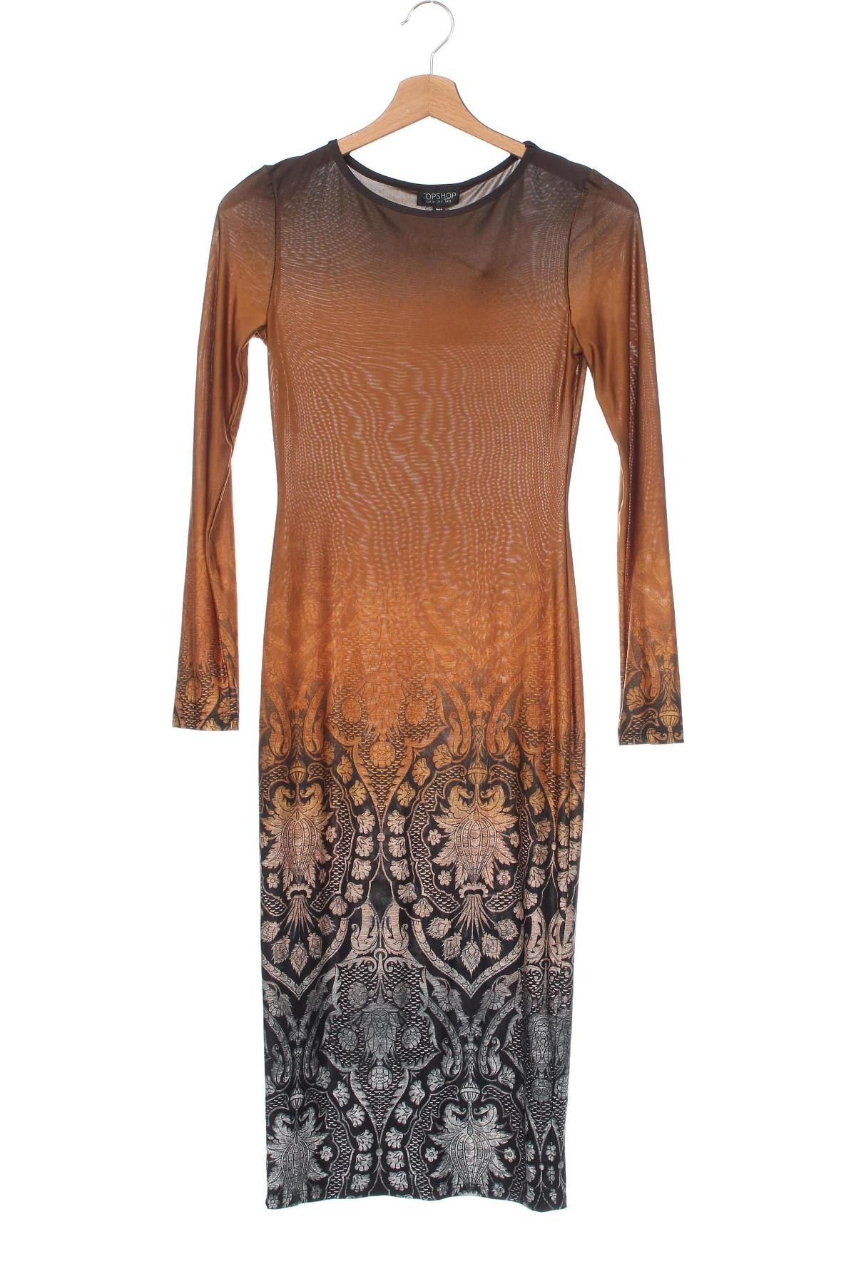Kleid Topshop, Größe S, Farbe Braun, Preis 15,91 €