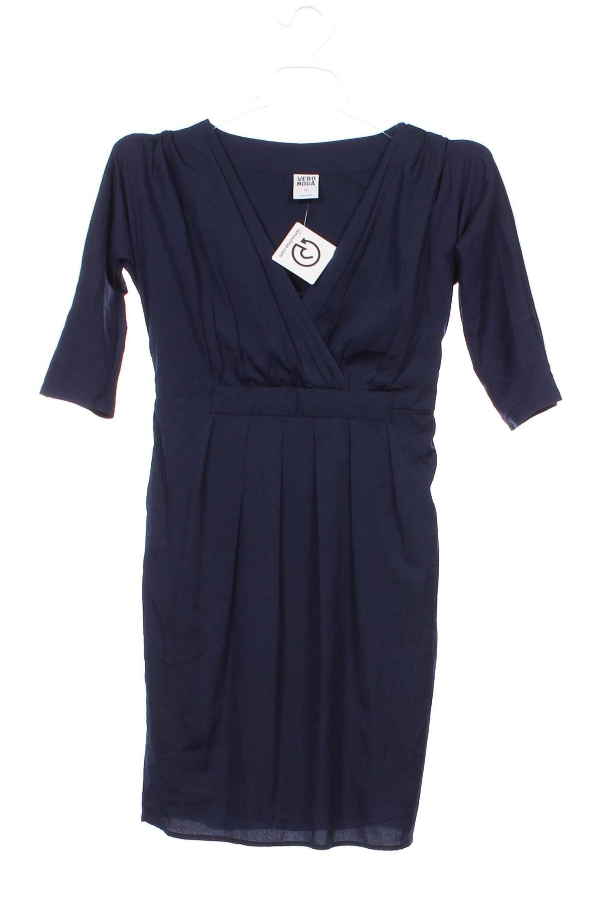 Kleid Vero Moda, Größe XS, Farbe Blau, Preis € 7,61