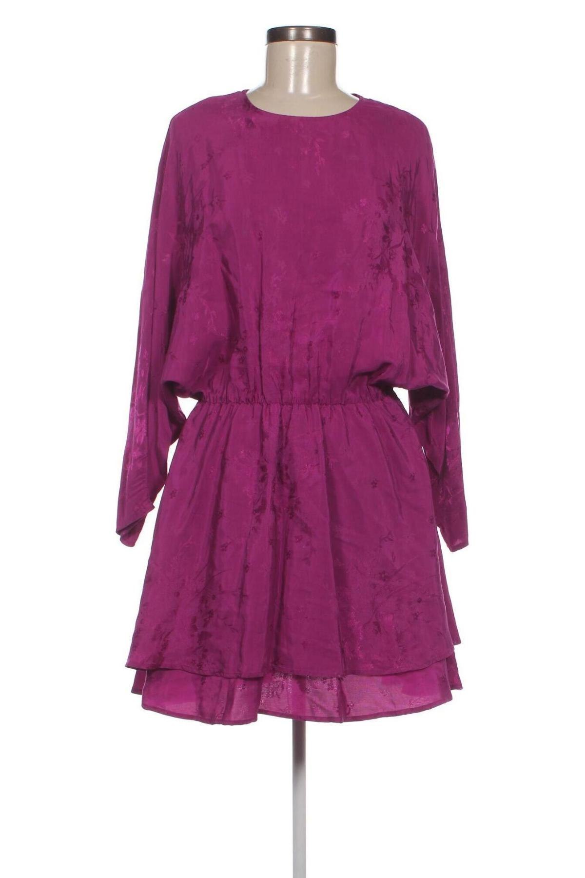Kleid Zara, Größe L, Farbe Lila, Preis 13,81 €