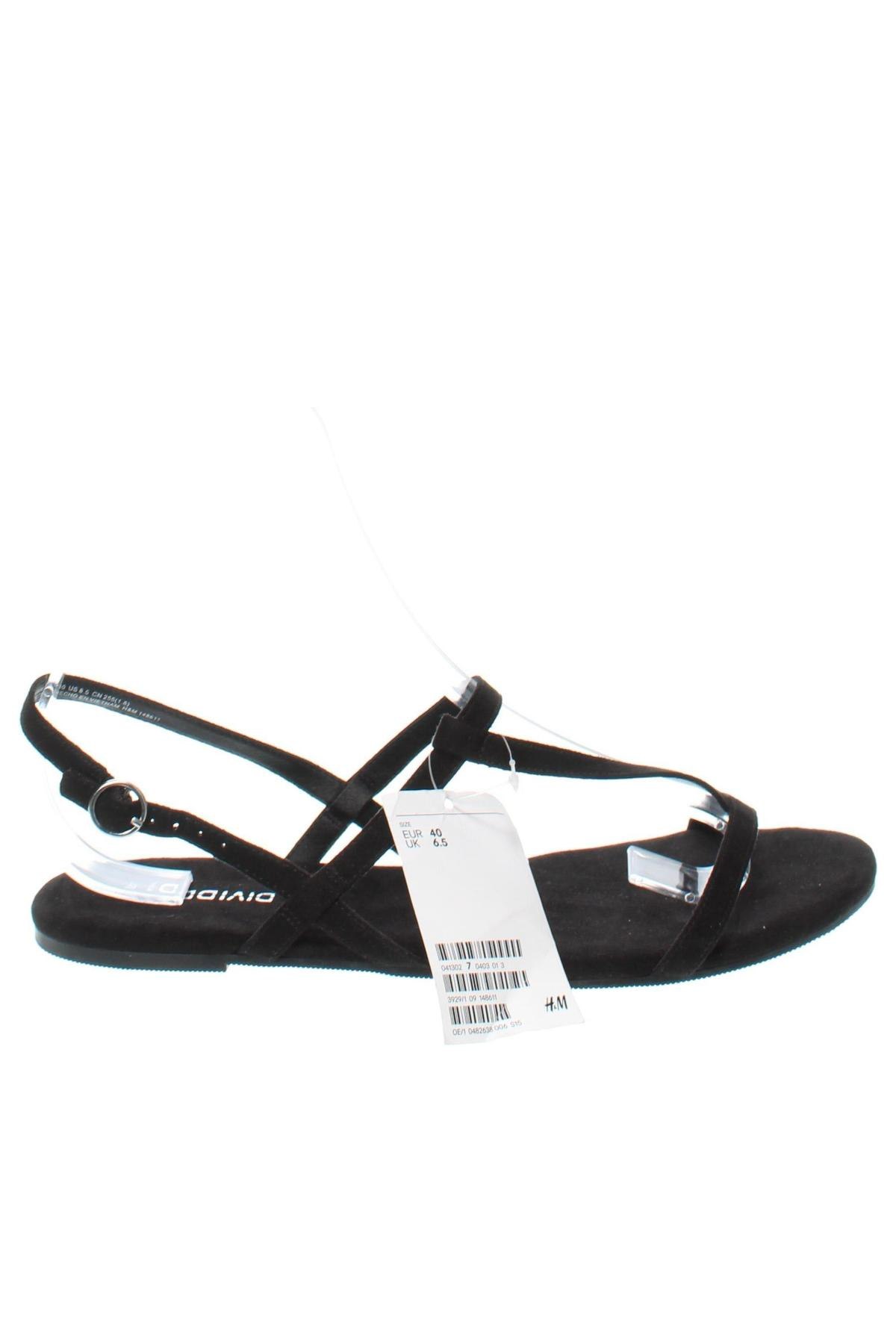 Sandály H&M, Velikost 40, Barva Černá, Cena  385,00 Kč