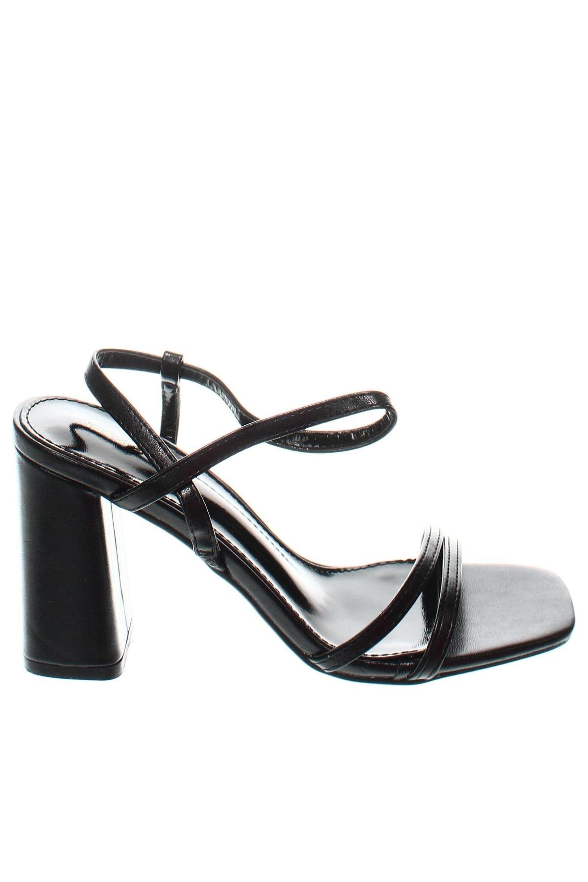 Σανδάλια Ideal Shoes, Μέγεθος 38, Χρώμα Μαύρο, Τιμή 14,38 €