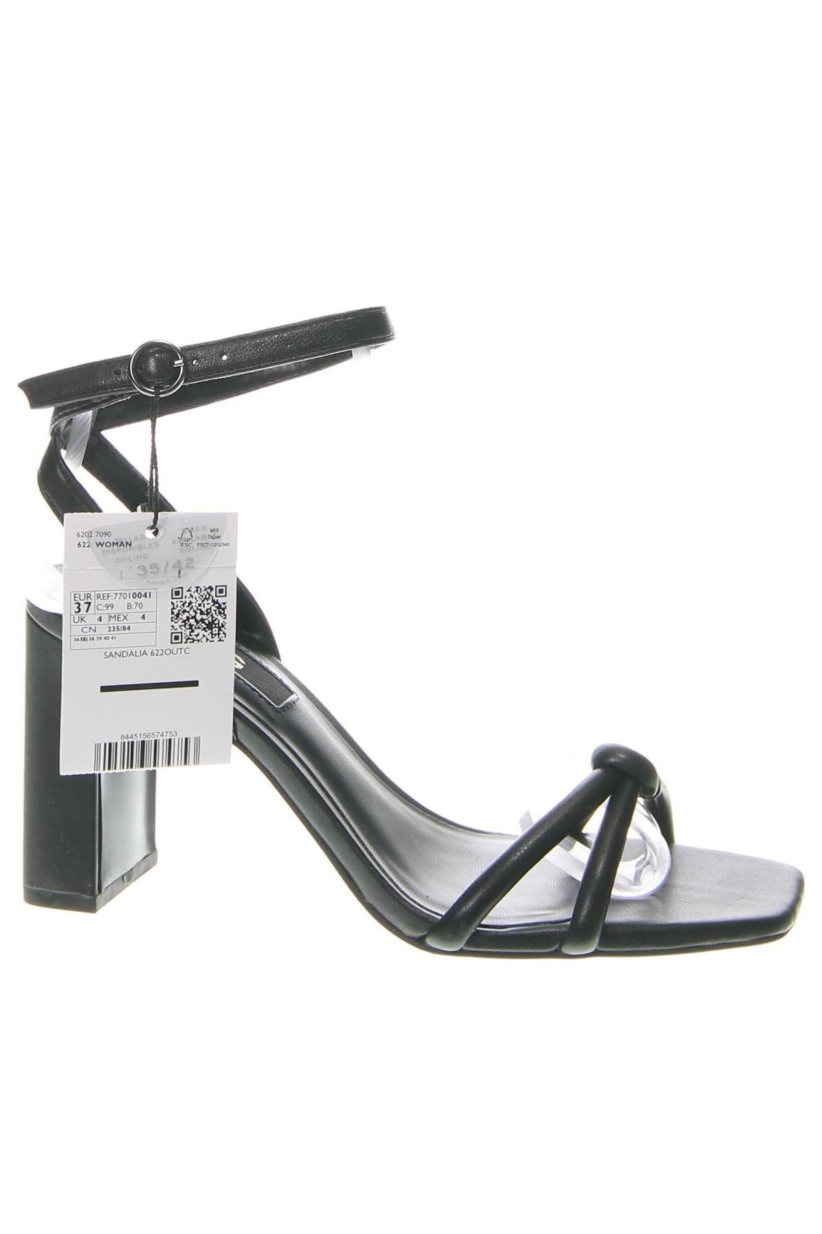 Sandalen Mango, Größe 37, Farbe Schwarz, Preis 39,69 €