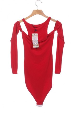 Damenbluse-Body Boohoo, Größe XS, Farbe Rot, Preis € 15,85