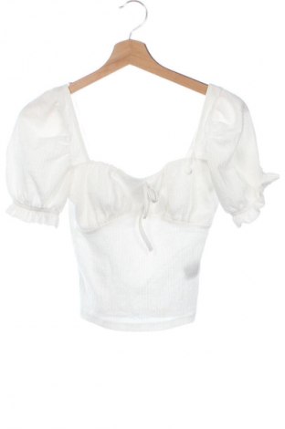 Γυναικεία μπλούζα Gina Tricot, Μέγεθος XS, Χρώμα Λευκό, Τιμή 10,57 €