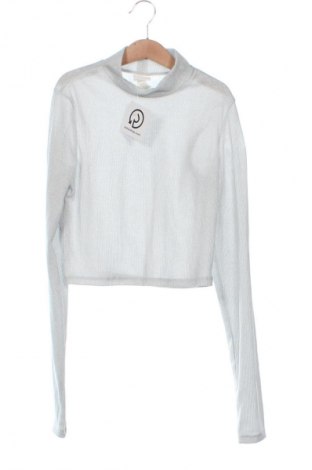 Дамска блуза H&M, Размер XS, Цвят Сребрист, Цена 19,00 лв.