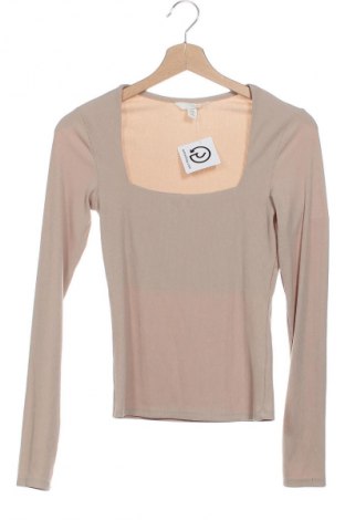 Bluzka damska H&M, Rozmiar XS, Kolor Beżowy, Cena 25,99 zł