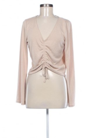 Damen Shirt H&M Divided, Größe M, Farbe Beige, Preis 8,96 €