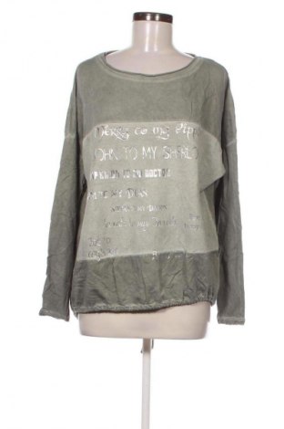 Дамска блуза NEW COLLECTION, Размер L, Цвят Зелен, Цена 34,99 лв.