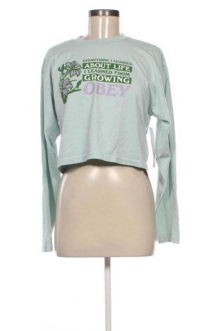 Дамска блуза Obey, Размер M, Цвят Зелен, Цена 108,00 лв.
