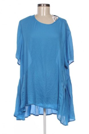 Bluză de femei SHEIN, Mărime 4XL, Culoare Albastru, Preț 51,62 Lei