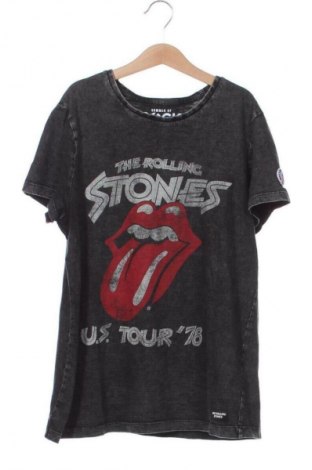 Дамска блуза The Rolling Stones, Размер XS, Цвят Сив, Цена 26,70 лв.