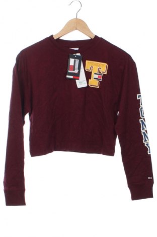 Дамска блуза Tommy Jeans, Размер XS, Цвят Червен, Цена 157,99 лв.