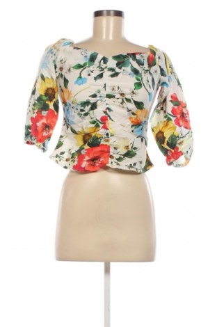 Дамска блуза Zara, Размер M, Цвят Многоцветен, Цена 27,99 лв.
