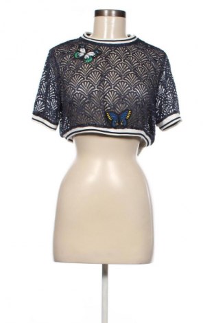 Bluzka damska Zara Trafaluc, Rozmiar M, Kolor Niebieski, Cena 65,99 zł