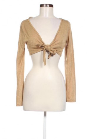 Cardigan de damă H&M, Mărime S, Culoare Auriu, Preț 73,36 Lei