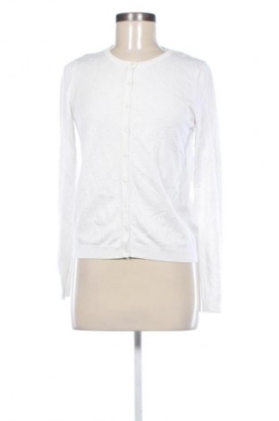 Damen Strickjacke Joan Vass, Größe M, Farbe Weiß, Preis 31,45 €