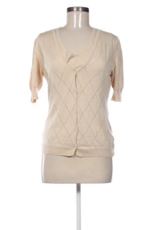Γυναικεία ζακέτα Silk And Cashmere, Μέγεθος M, Χρώμα  Μπέζ, Τιμή 32,77 €