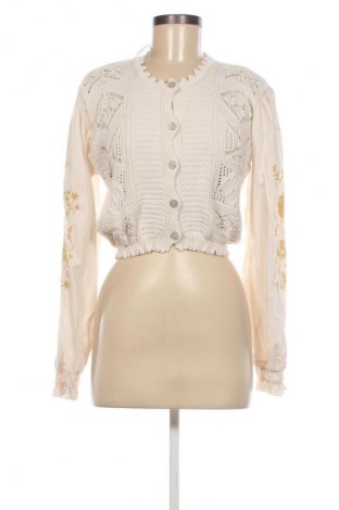 Cardigan de damă Unbranded, Mărime M, Culoare Ecru, Preț 78,40 Lei