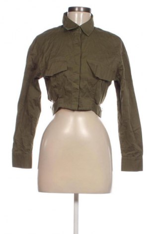 Cămașă de femei Bershka, Mărime S, Culoare Verde, Preț 81,99 Lei