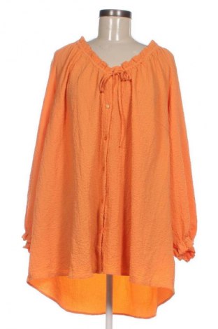 Γυναικείο πουκάμισο Bpc Bonprix Collection, Μέγεθος XXL, Χρώμα Πορτοκαλί, Τιμή 15,99 €
