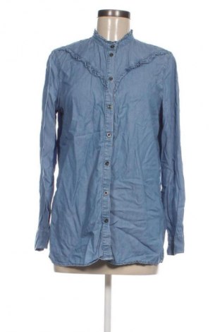 Дамска риза Edc By Esprit, Размер M, Цвят Син, Цена 41,99 лв.