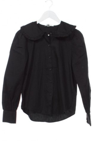 Дамска риза H&M, Размер XS, Цвят Черен, Цена 25,04 лв.