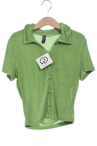 Дамска риза H&M Divided, Размер XS, Цвят Зелен, Цена 13,99 лв.