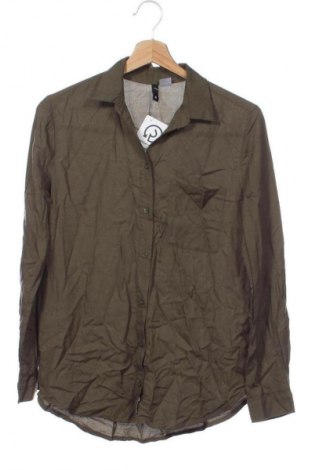 Дамска риза H&M Divided, Размер XS, Цвят Зелен, Цена 23,19 лв.