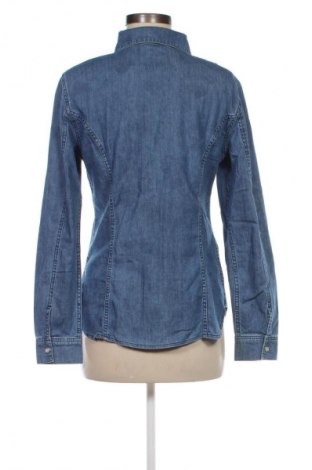 Дамска риза Massimo Dutti, Размер L, Цвят Син, Цена 51,16 лв.