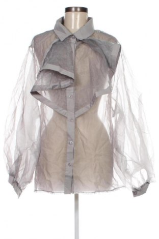 Γυναικείο πουκάμισο Unbranded, Μέγεθος 4XL, Χρώμα Γκρί, Τιμή 9,99 €