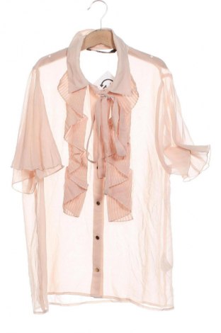 Damenbluse Zara, Größe XS, Farbe Beige, Preis 11,99 €