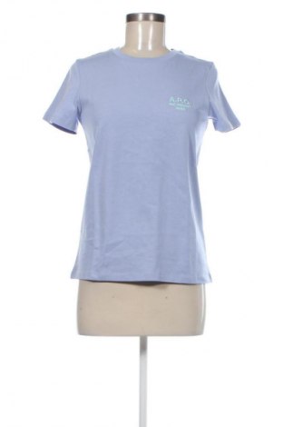 Damski T-shirt A.P.C., Rozmiar S, Kolor Niebieski, Cena 417,99 zł